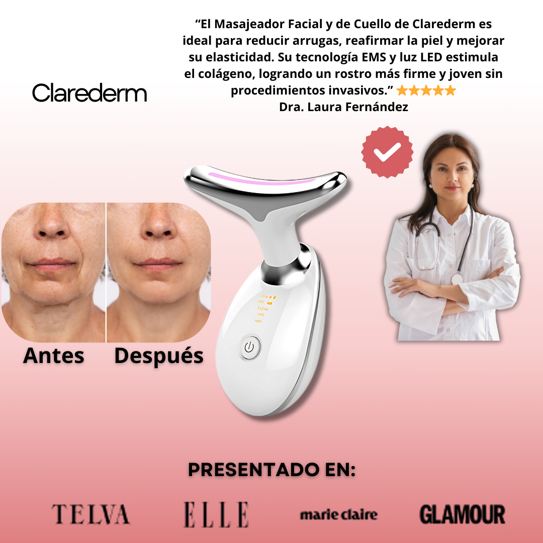 Dispositivo de rejuvenecimiento del cuello + Dispositivo cosmético antiarrugas GRATIS
