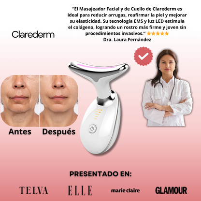Dispositivo de rejuvenecimiento del cuello + Dispositivo cosmético antiarrugas GRATIS