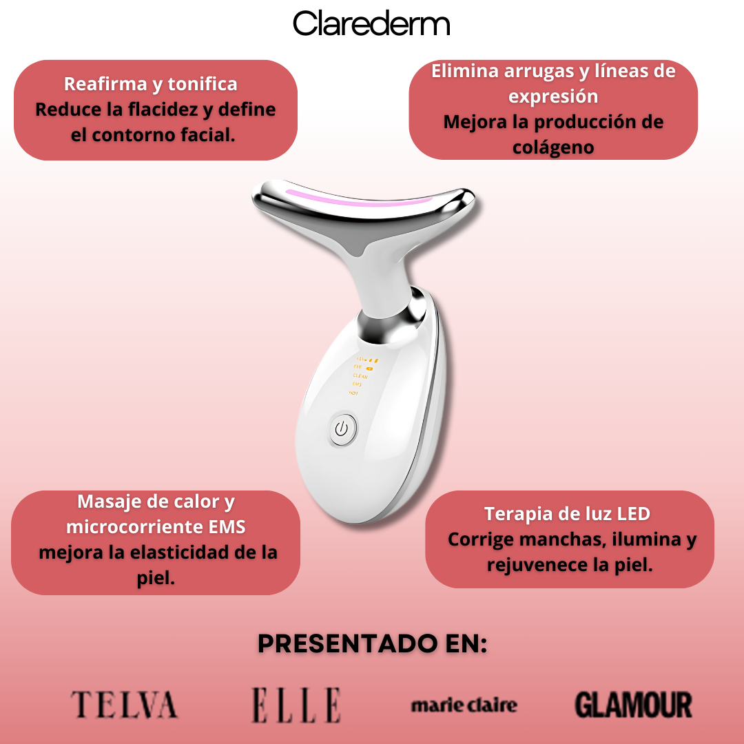 Dispositivo de rejuvenecimiento del cuello + Dispositivo cosmético antiarrugas GRATIS