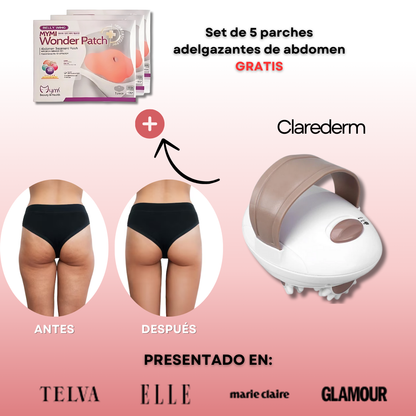 Masajeador Anticelulítico + Set de 5 parches adelgazantes GRATIS