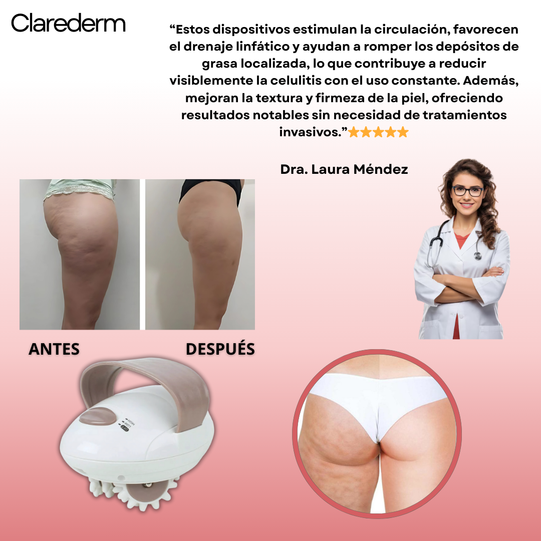 Masajeador Anticelulítico + Set de 5 parches adelgazantes GRATIS