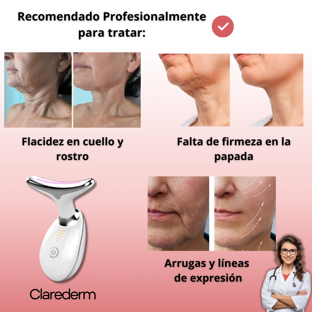Dispositivo de rejuvenecimiento del cuello + Dispositivo cosmético antiarrugas GRATIS